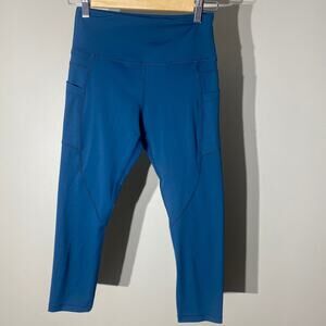 Zyia Active Blue Pocket Leggings Small